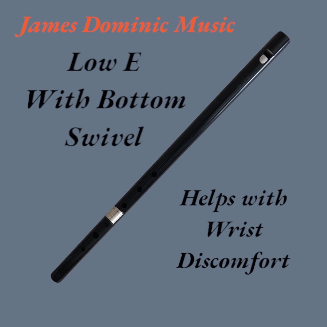 **🎵 Low E Whistle with Bottom Swivel: Adjustable Comfort