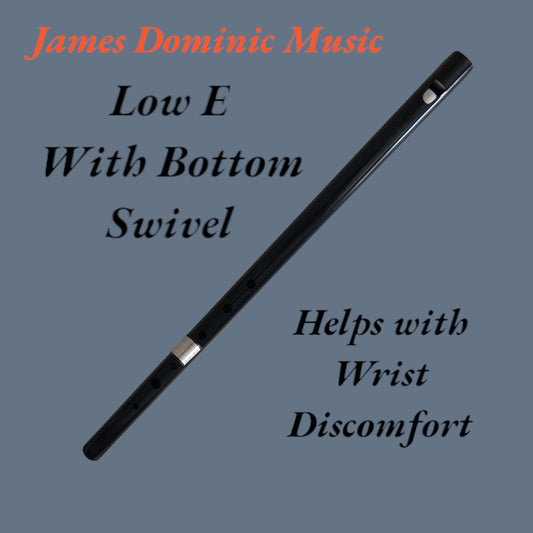 **🎵 Low E Whistle with Bottom Swivel: Adjustable Comfort