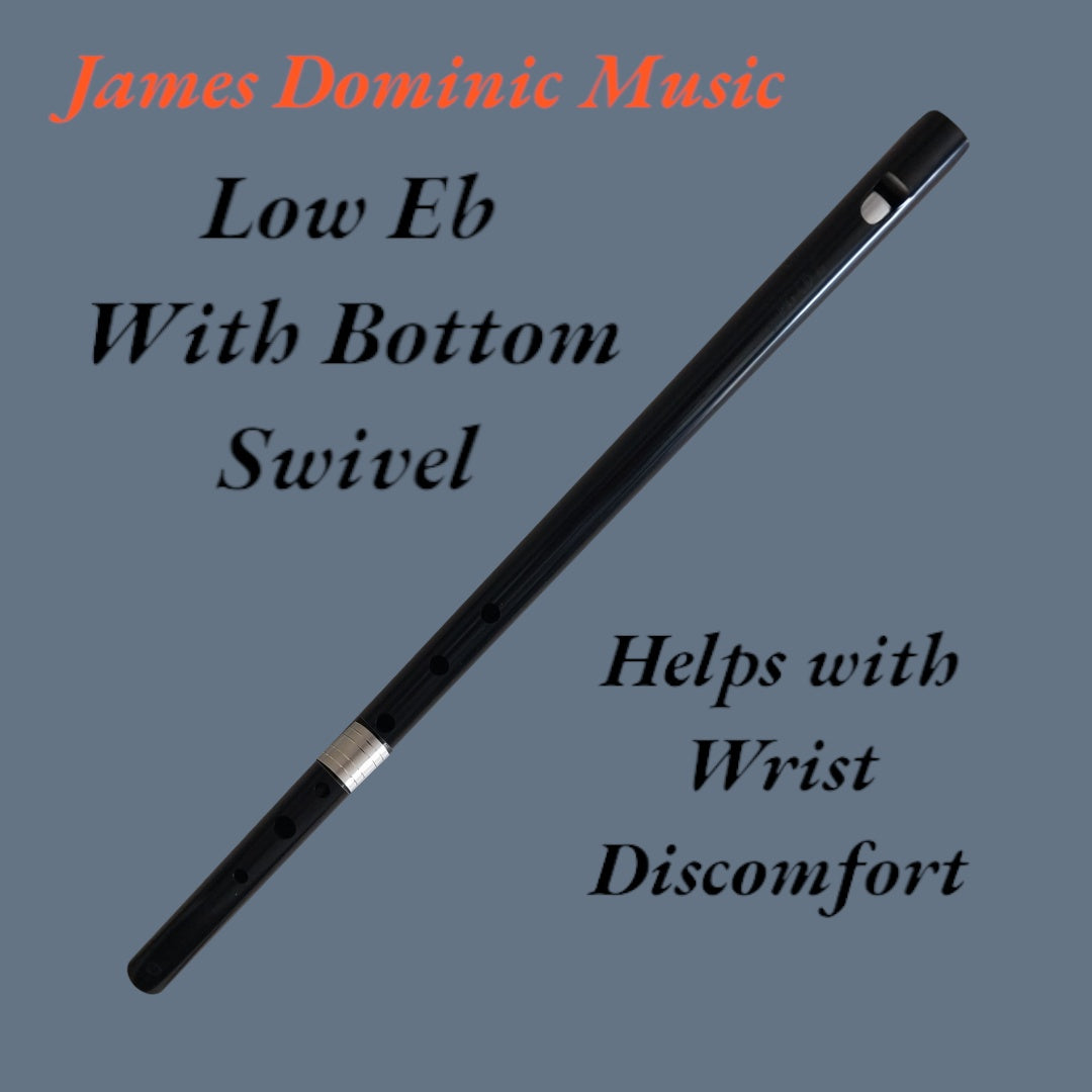 **🎵 Low Eb Whistle with Bottom Swivel: Adjustable Comfort