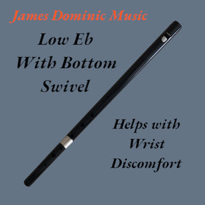 🎵 Low Eb Whistle with Bottom Swivel: 